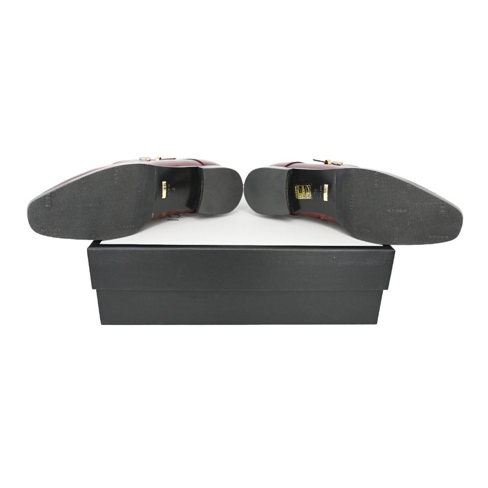 Gucci Women's 599019 Double G Strap Leather Ankle Boots - Picture 12 of 12